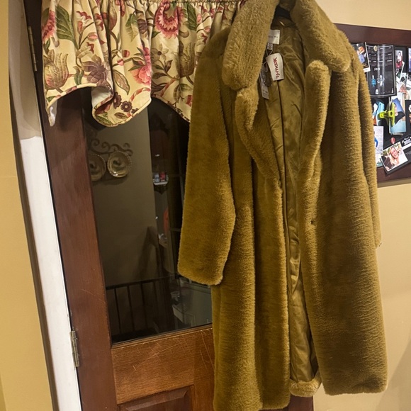 Jason Wu Jackets & Blazers - Jason Wu Mustard Teddy Jacket